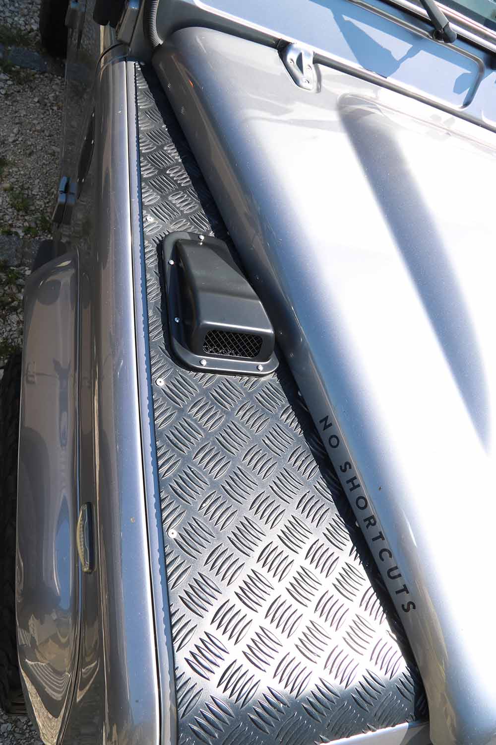 Anwendungsbeispiel, Lufthutze für Defender