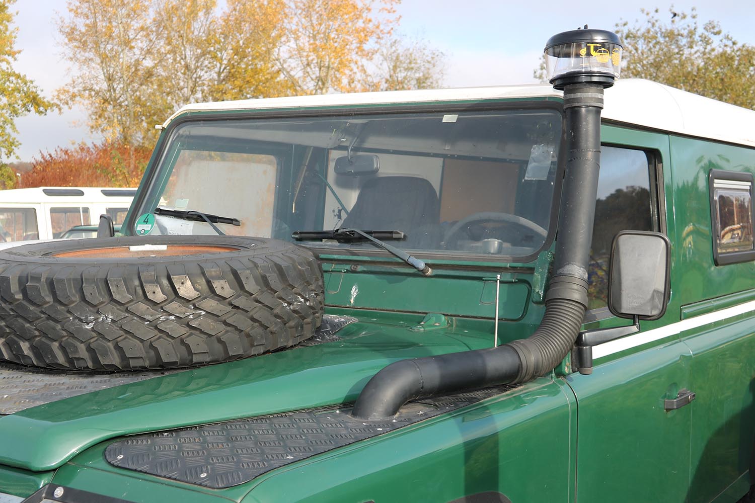 erhöhte Luftansaugung Defender TD5