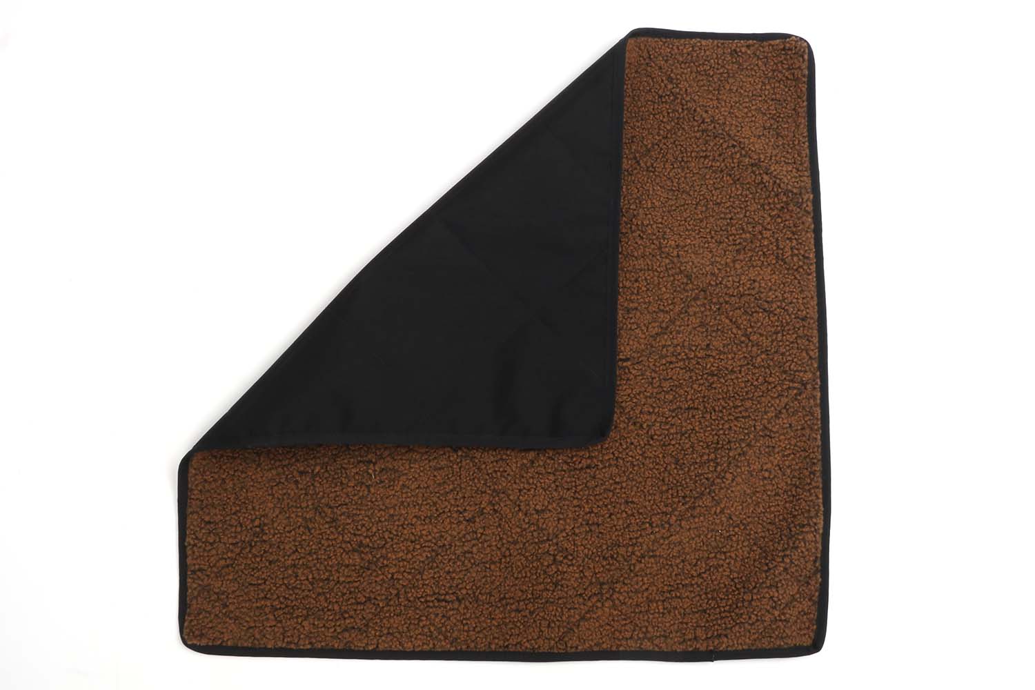 70x70 cm große, Hundematte, Obermaterial, Teddy-Fleecestoff