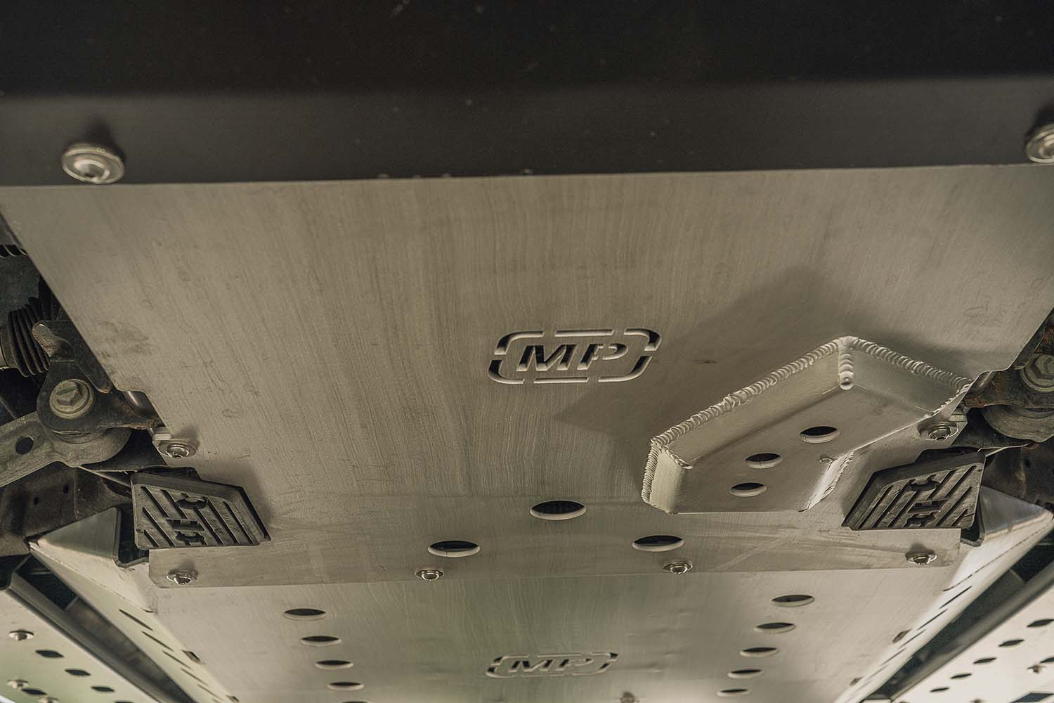 Land Rover New Defender, underbody protection made from 6mm-thick aluminium