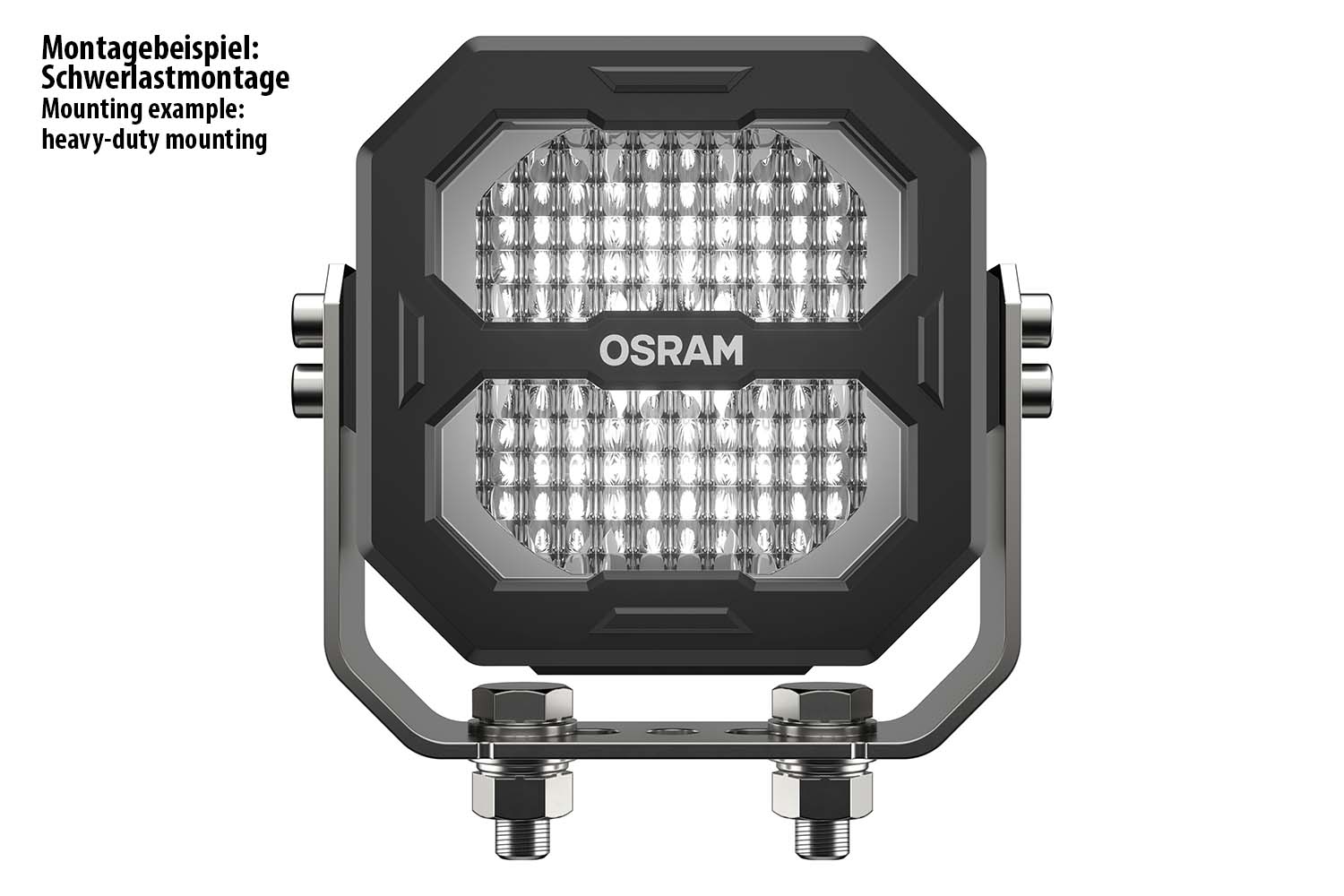 Application example, PX1500 Wide with heavy-duty mounting kit