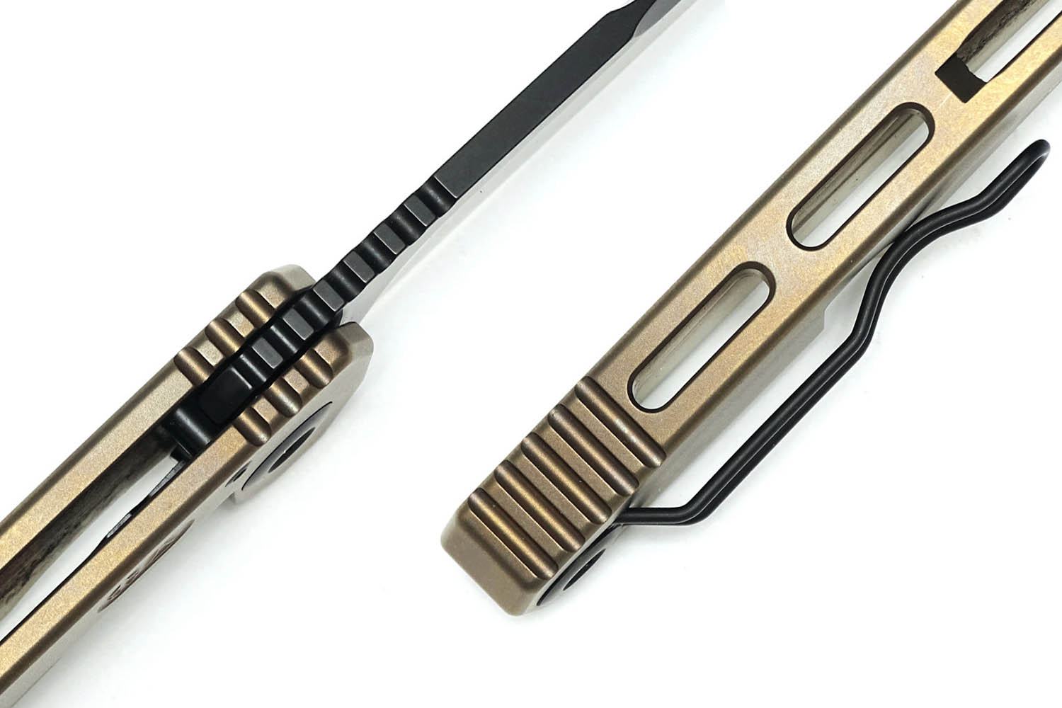 OA Messer, integral, bronze