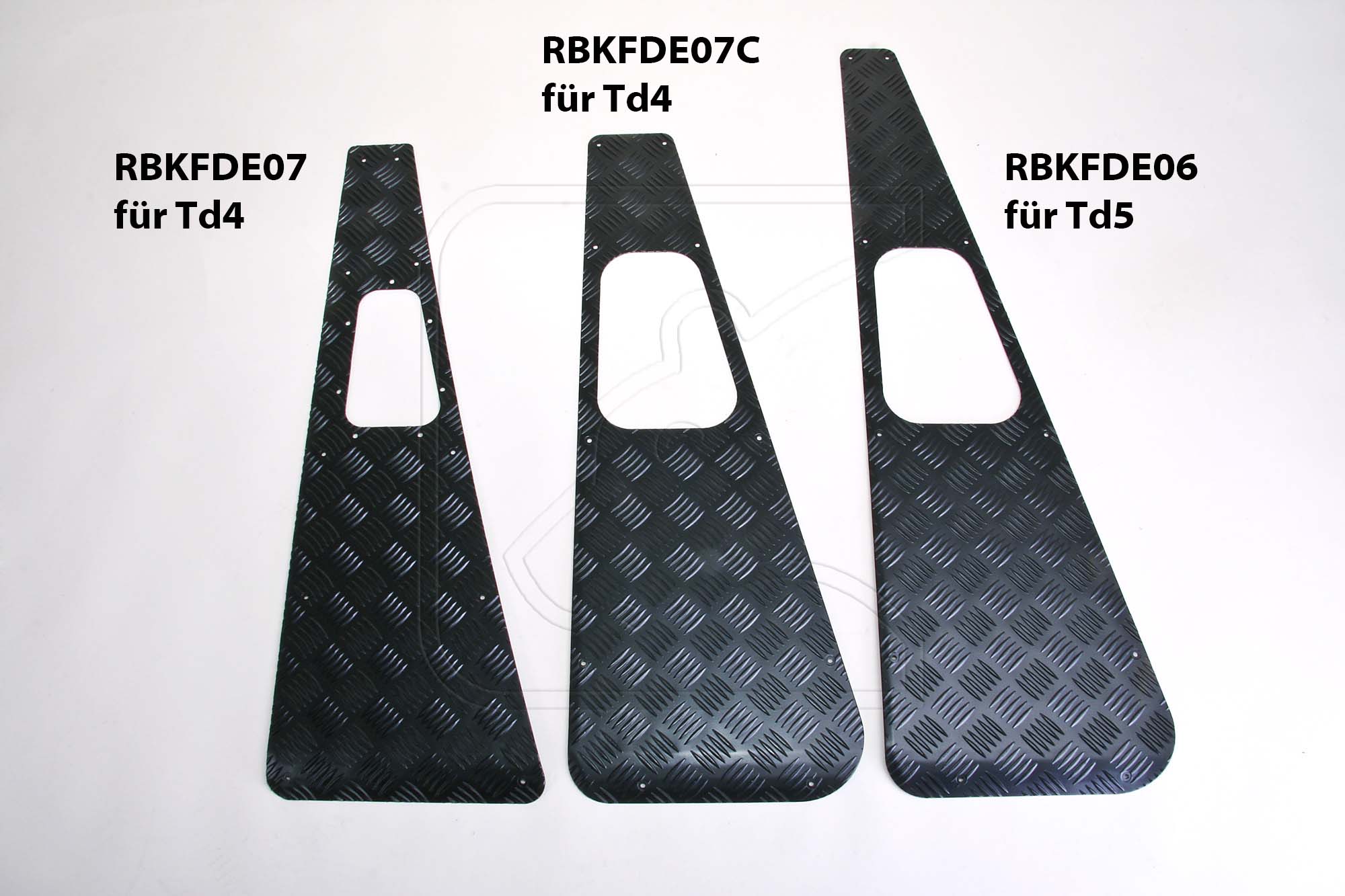 Double Chequer Protection Chequer plate wing top protection for all Defender - available now!
