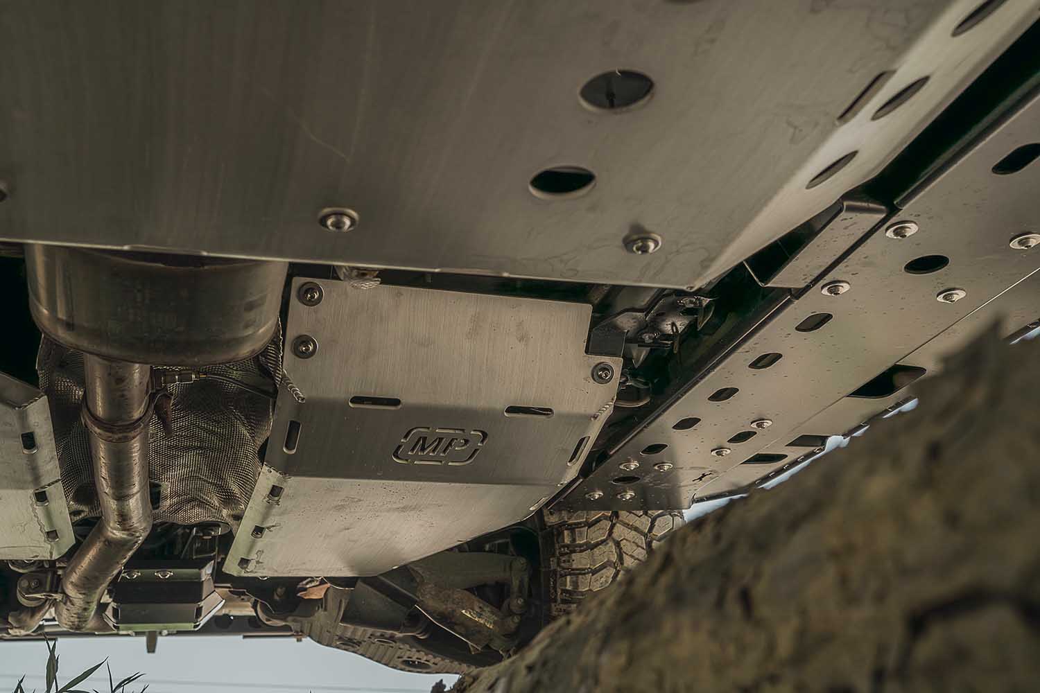 New Defender 110 and 130, aluminium underbody protection, 6mm