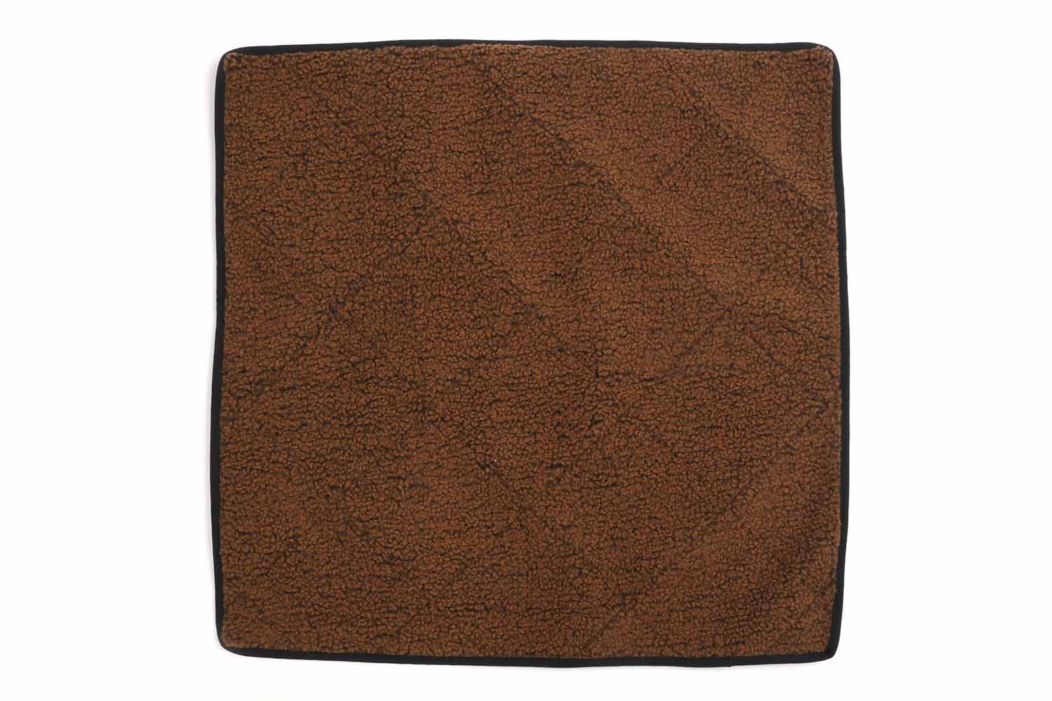Hundeschlafmatte, Teddy-Fell, rotbraun, 70x70