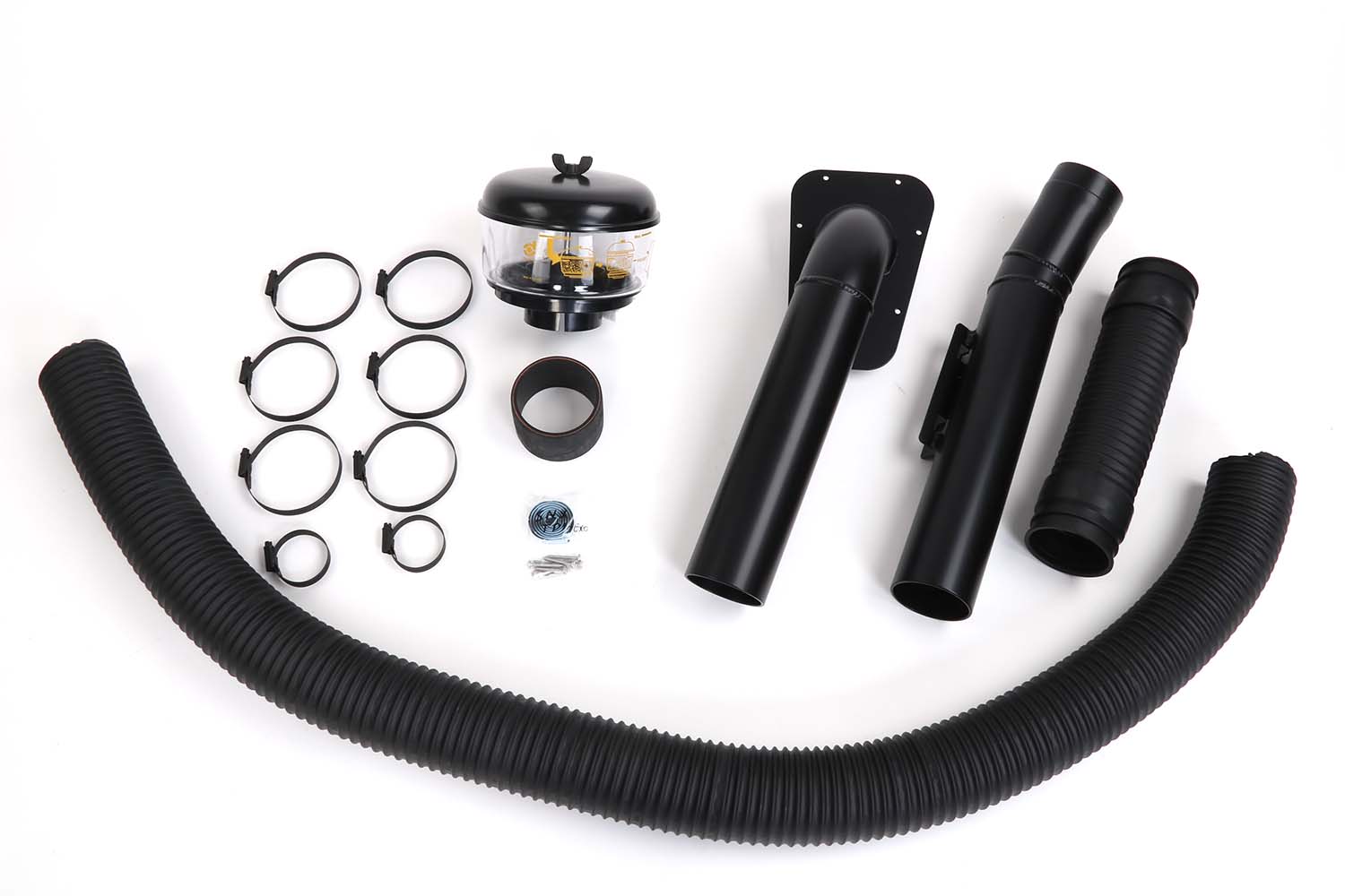 Aluminium air intake conversion kit for Td5 with external roll cage
