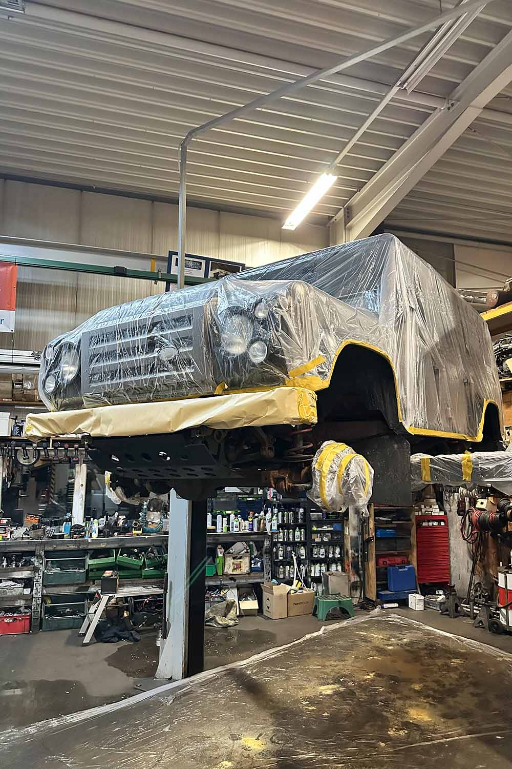 Mike Sanders anti-corrosion grease and TimeMAX underbody protection