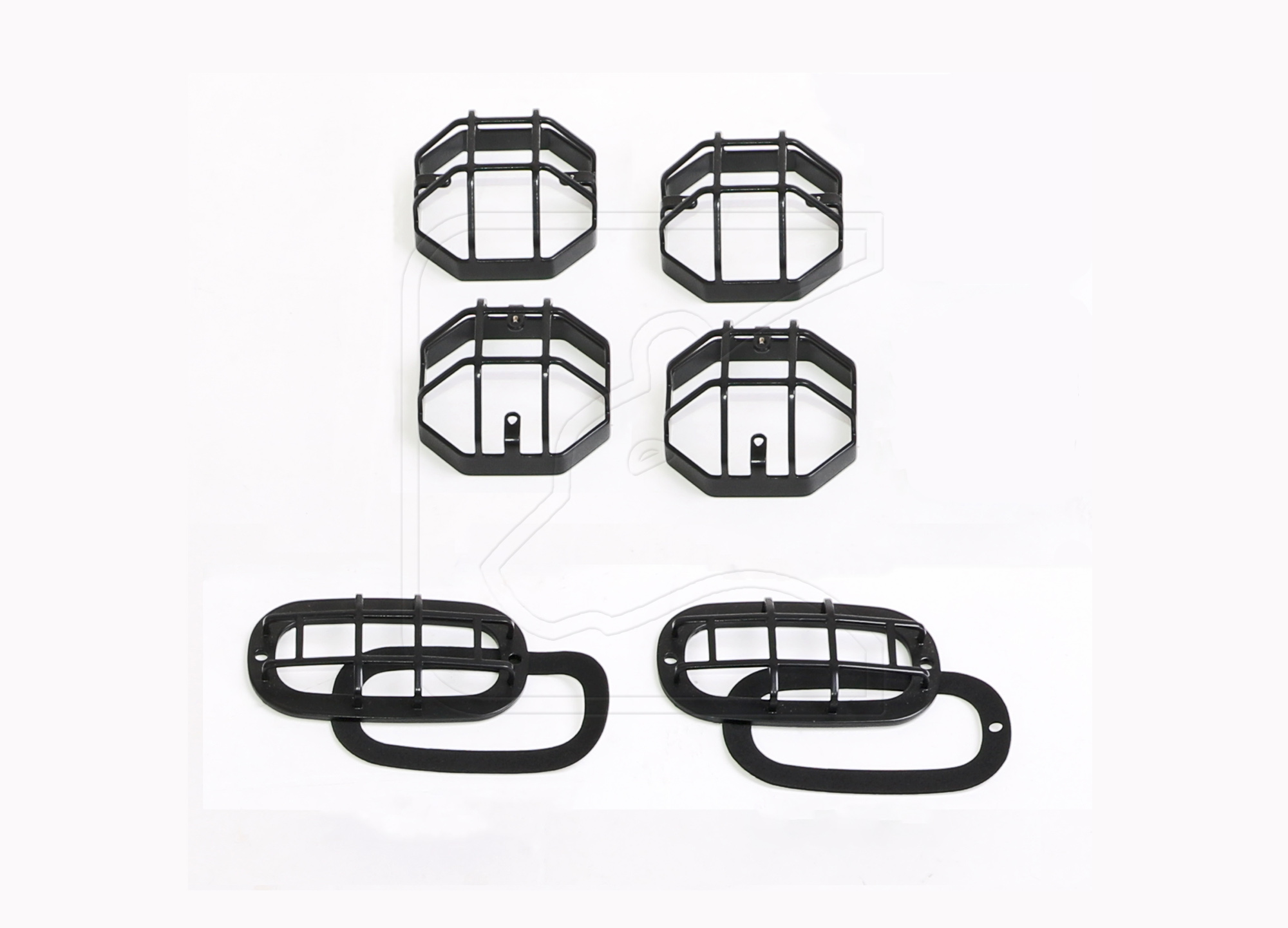 6 Lampenschutzgitter für die Front Blinker/Brems-/Standlicht, Kotflügelblinker