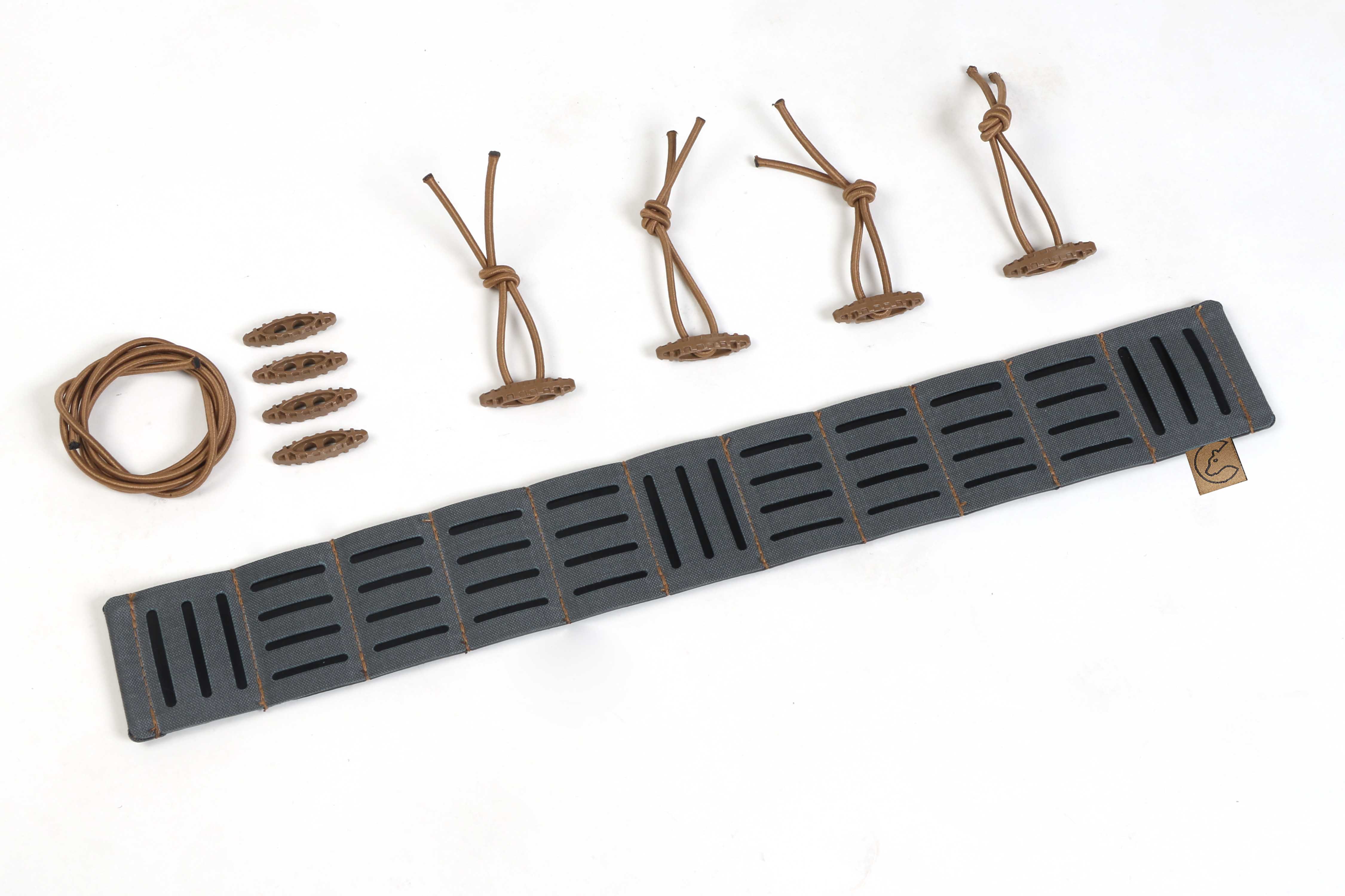 Fastening strip for modular tool bag incl. fastening material, size M