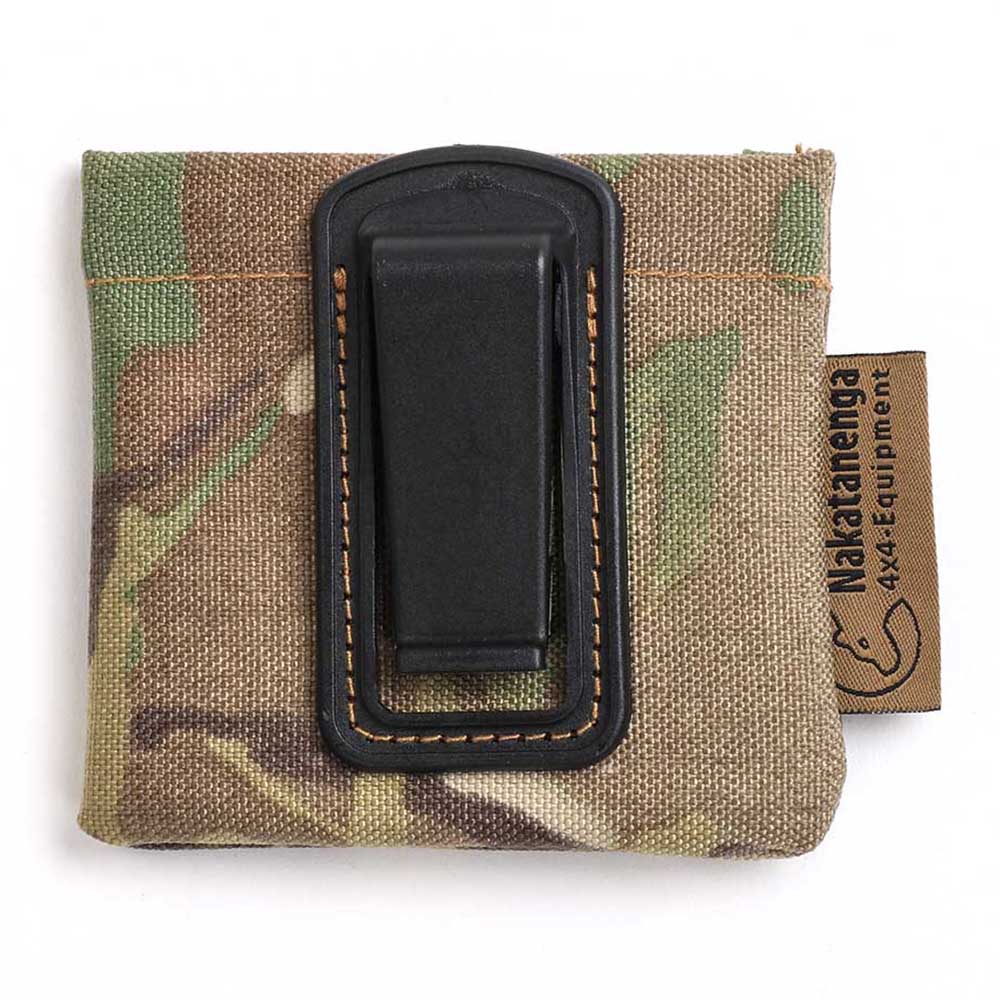 Nakatenga camouflage canvas pouch with sturdy belt clip
