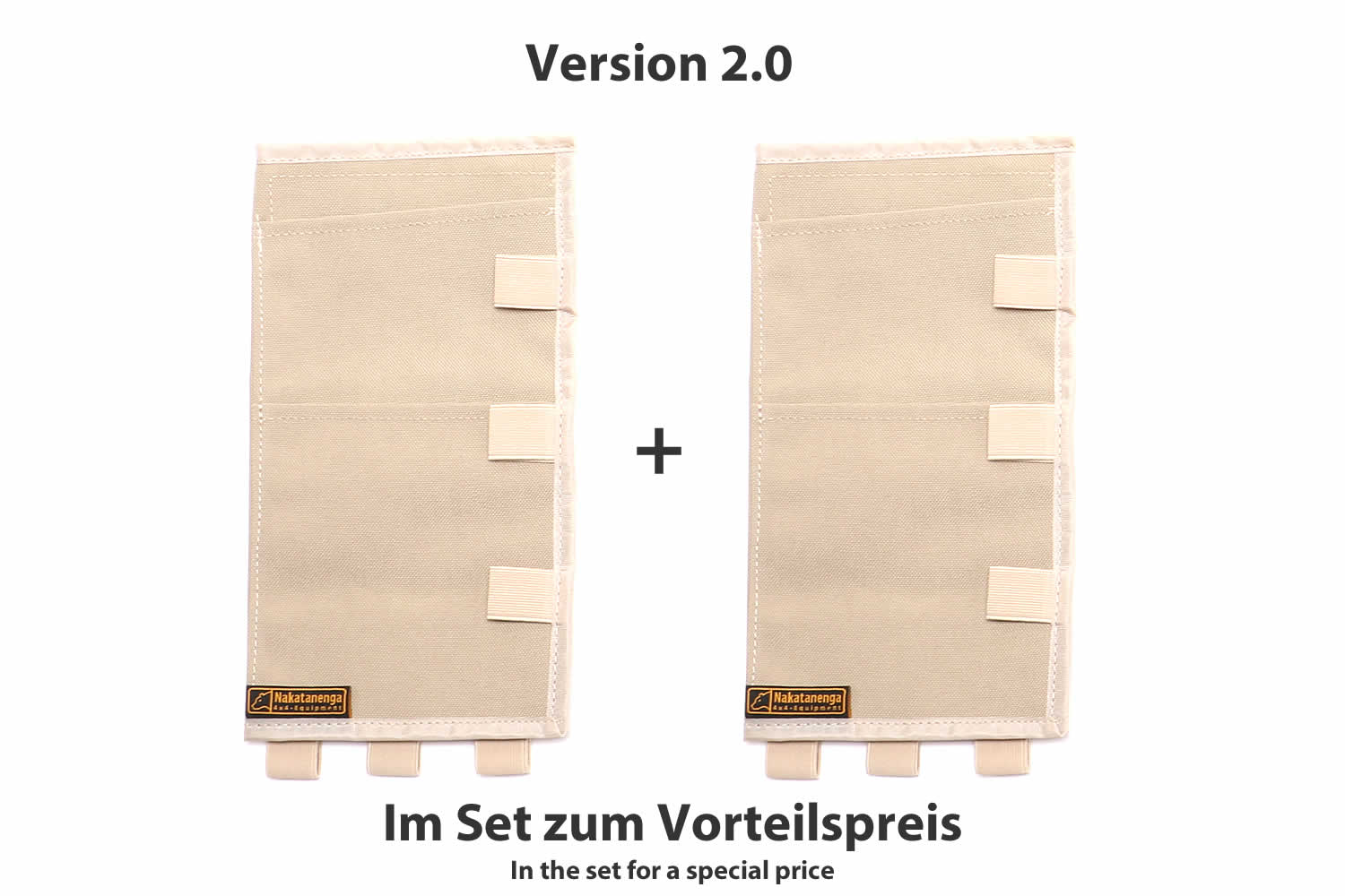 Nakatanenga sun visor organizer SET, incl 2 pcs card holder