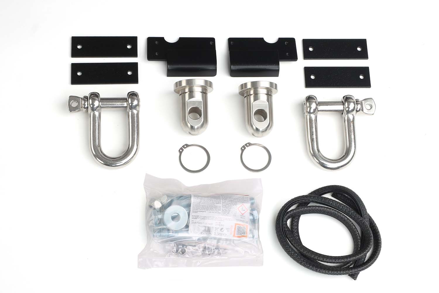 Fitkit for winch bumper