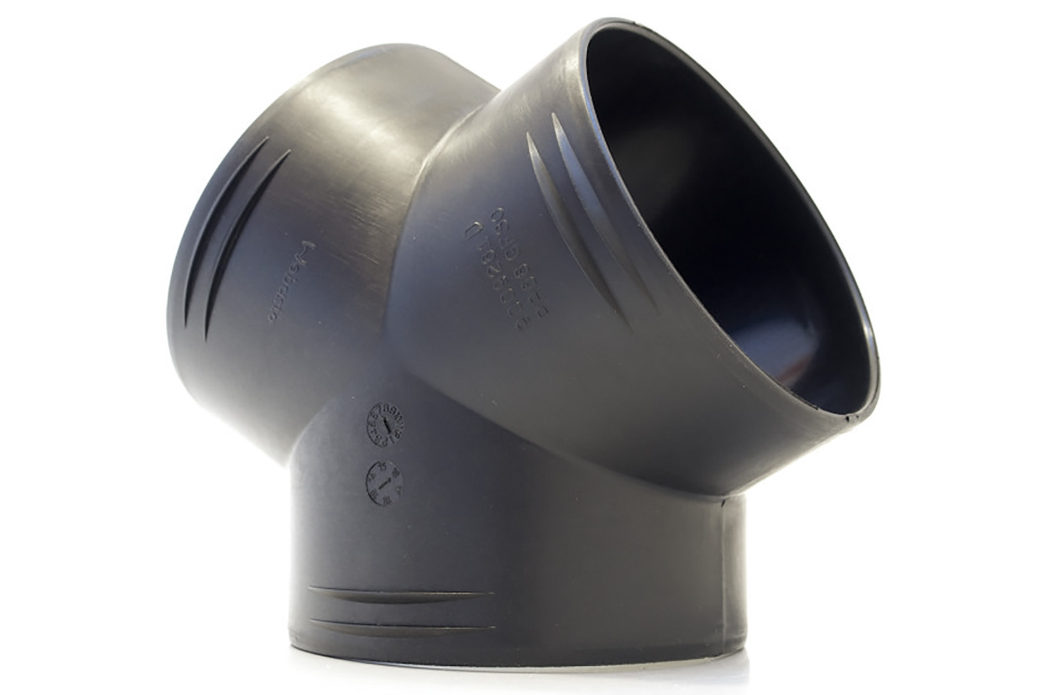 symmetrisches Y-Stück für Warmluftrohr