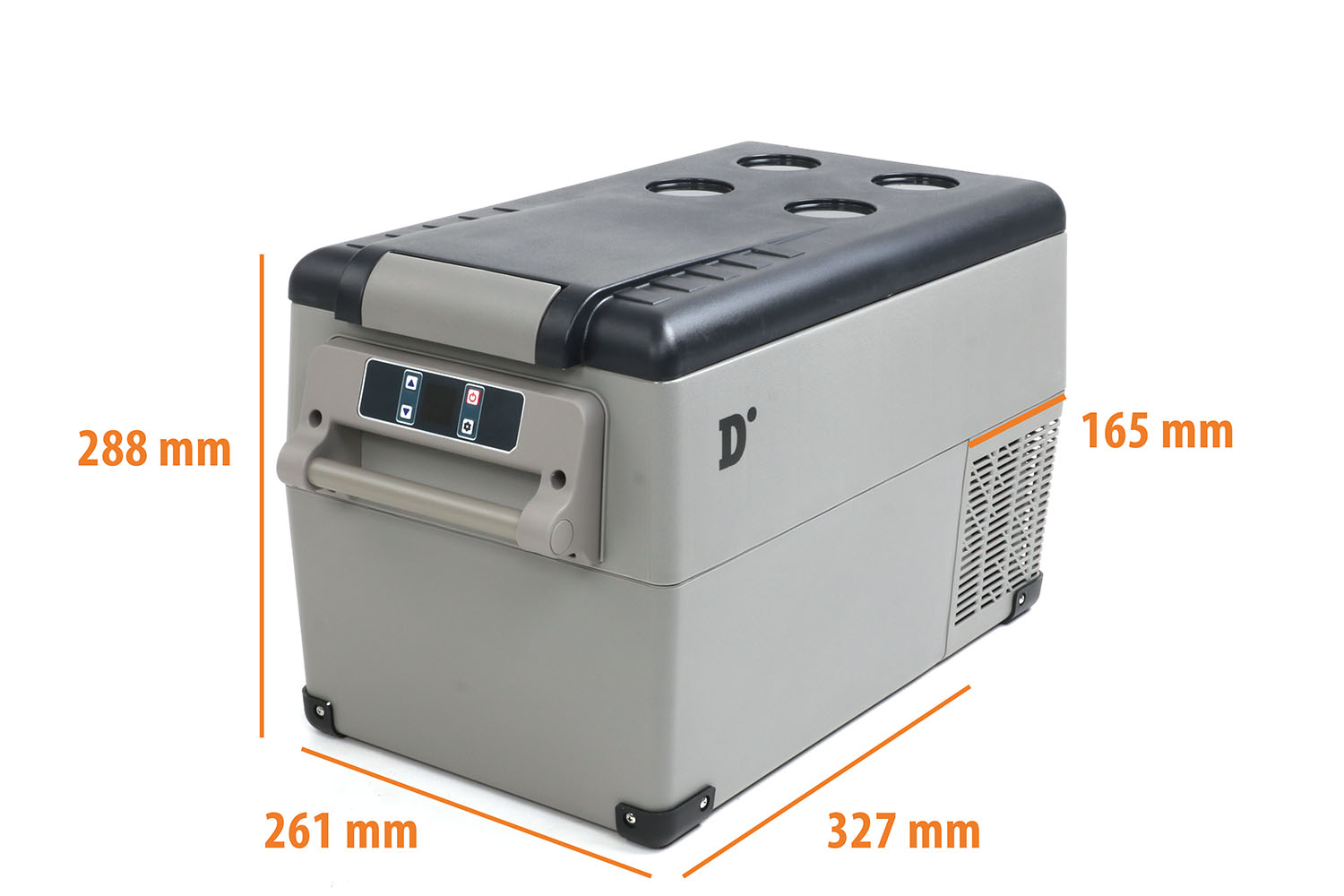 35 l Kompressor-Kühlbox, Maße