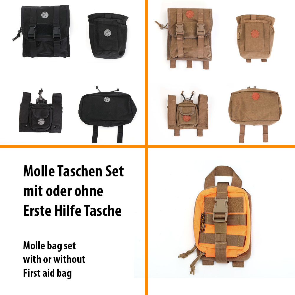 Molle Tasche Stehend in verschiedenen Farben, Zubehörtaschen, Taschen/  Rucksäcke/ Koffer, Polizeibedarf & Kriminaltechnik, Alle Kategorien