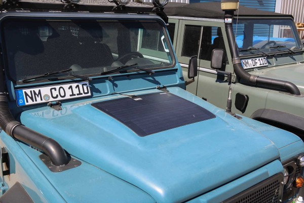 Solar Panel for Land Rover Defender MY 2006