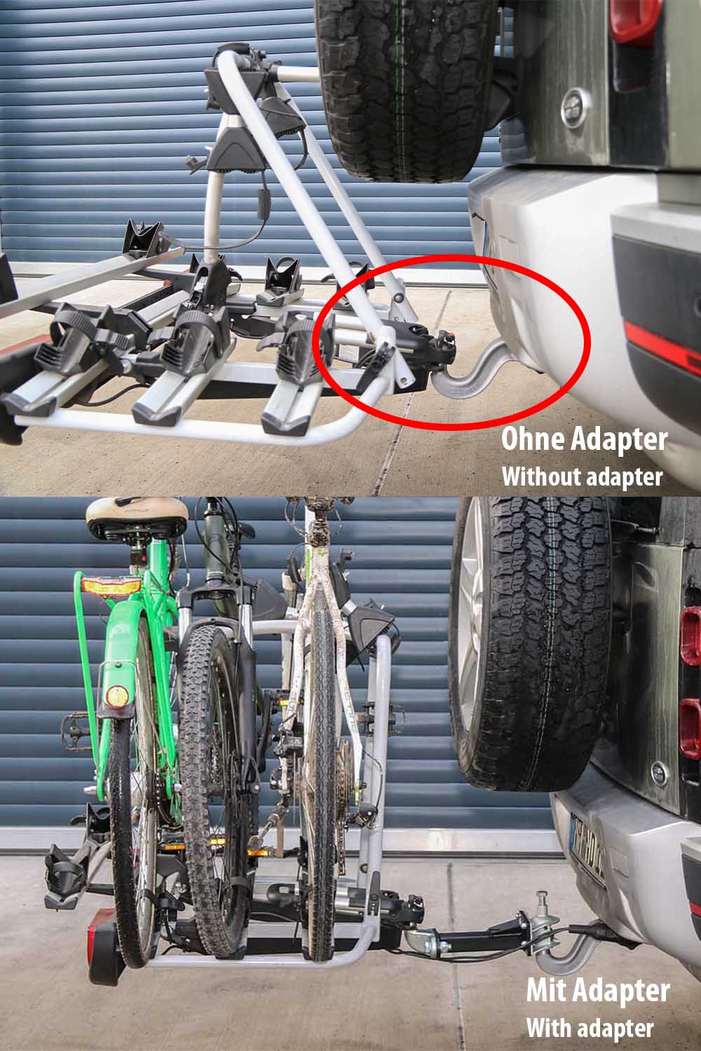 ▷ Adapter für Fahrradträger für Kugelkopfkupplung - hier erhältlich!