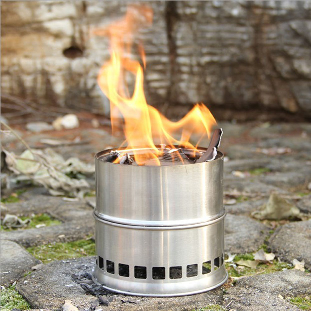 ▷ Outdoor-Kocher - Vielstoffbrenner für Holz oder Alkohol