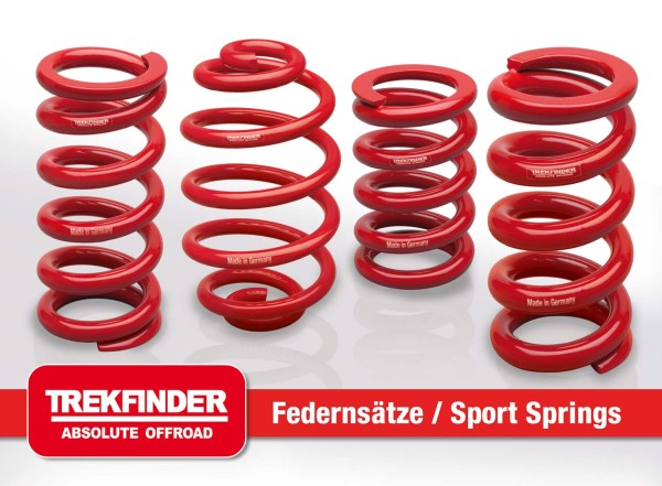Lifting spring set for LAND ROVER Discovery 3/4 from TREKFINDER approx. + 40 / 55 millimeters