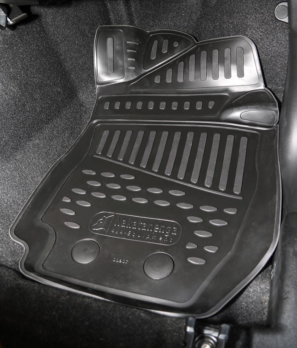 Fussmatten Auto, für Suzuki Jimny 2018-2023 LHD Custom Wasserdicht Anti  Rutsch Bodenmatten Abnutzung FußMatten.,A