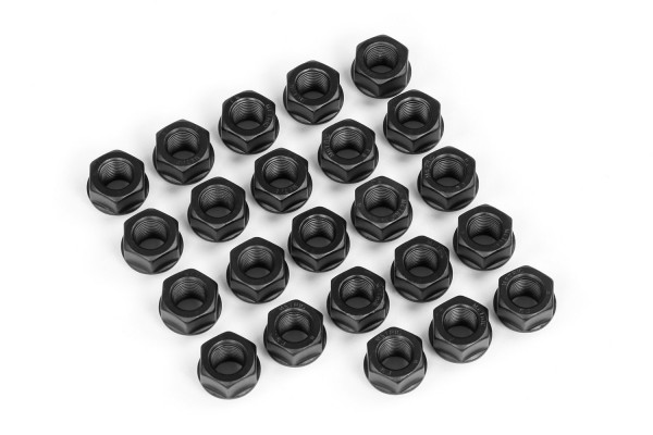 black wheel nuts for steel rim Land Rover New Defender and Discovery 3/4