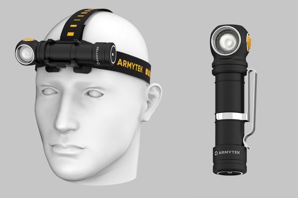 ARMYTEK WIZARD C2 PRO MAX MAGNET USB, Taschenlampe, auch als Stirnlampe verwendbar