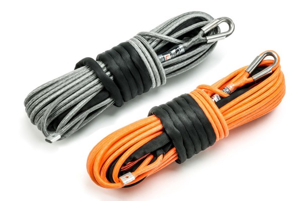 synthetic winch rope, 30 meters, with and without winch hooks