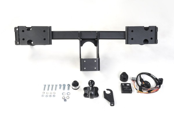 GDW hitch bracket incl. Erich Jaeger E-block 13-pin specific, for Land Rover New Defender Type LE