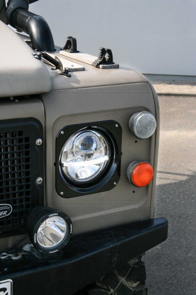 LED Scheinwerfer 7 Zoll E geprüft für Land Rover Defender Jeep VW T3 G  Klasse