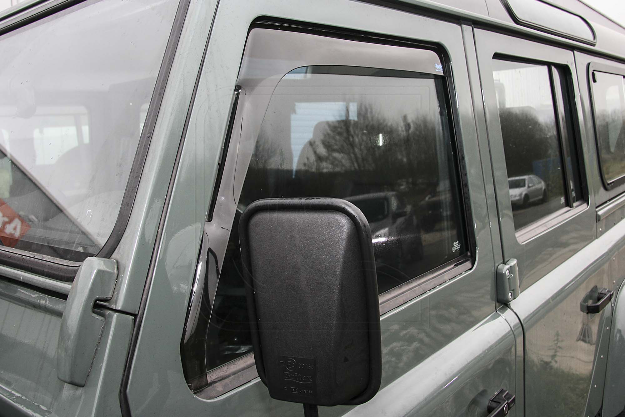 DIYUCAR LR Defender 90 110 2020 2021 Auto-Windabweiser,  Auto-Fenster-Regenschutz, Auto-Sonnenschutz, Regenschutz (für Defender 90,  2 Stück)