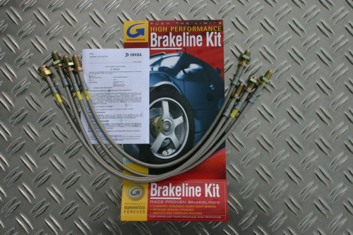 Stainless Steel Braided Brake Lines for Discovery 2