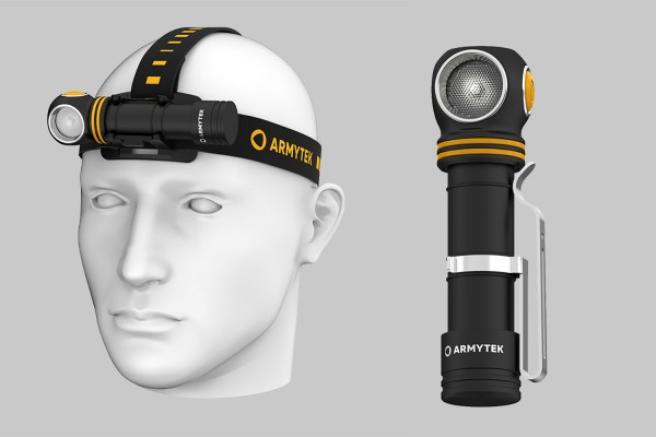 ARMYTEK ELF C2 MICRO USB, torch, can also be used as a headlamp