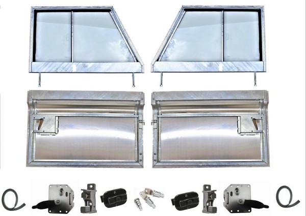 Front doors, for Land Rover Defender for year of construction 1983-2016