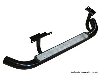 Low-lying running board round tube for four-door Defender 110 from 2003 onwards