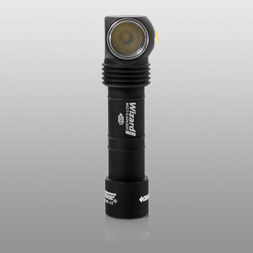 KIT TRAIL running - Lampe frontale Armytek Wizard Pro Magnet USB 2300Lumens  XHP50 - rechargeable en USB