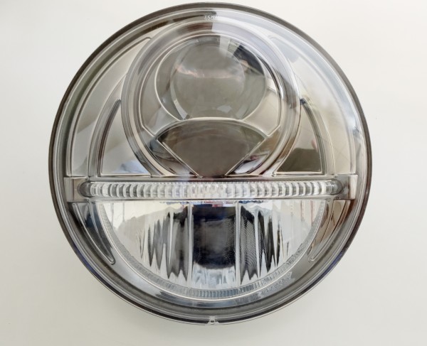 Nolden 7-inch 2 Bi-LID reflector headlights, chrome