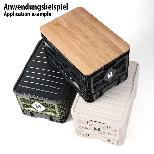 Holz oder Kunststoffdeckel für 48l Transformer Box