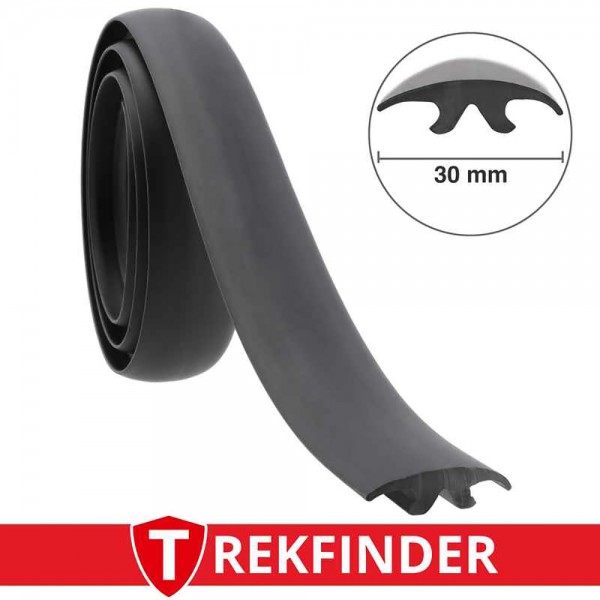 Trekfinder cover profile, smooth, 30mm wide, for Airline rail
