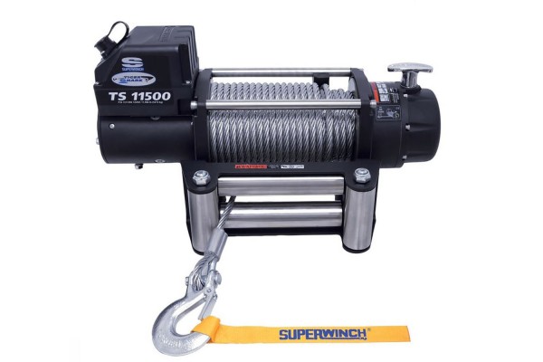 Superwinch Tigershark 11.5 winch with steel cable