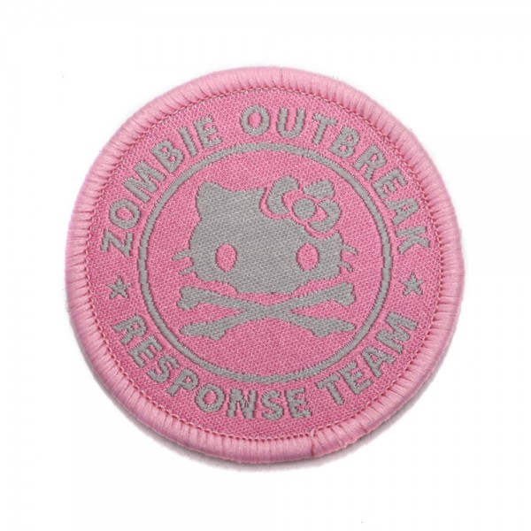 Morale Patch - KITTY ZOMBIE OUTBREAK RESPONSE TEAM, rosa