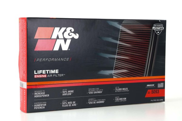 K&N sports air filter for Land Rover New Defender L663