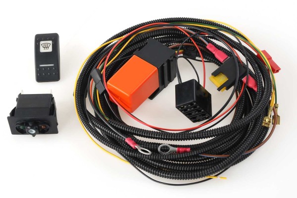 Retrofit kit / wiring harness for retrofitting a heated windscreen on Defender (up to MY2016)