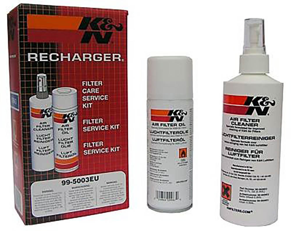 K&N Set Luftfilter + Reiniger + Öl, Luftfilter/-teile/-zubehör, Filter, Motorrad