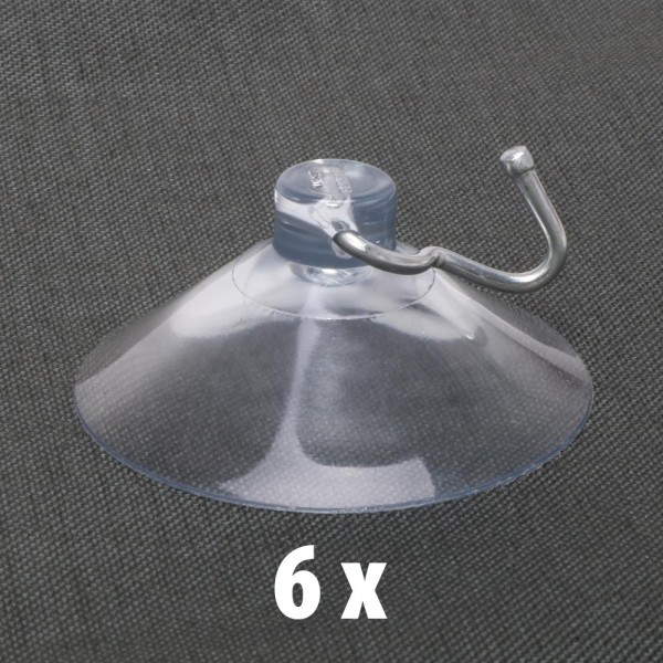 Large suction cup with hook